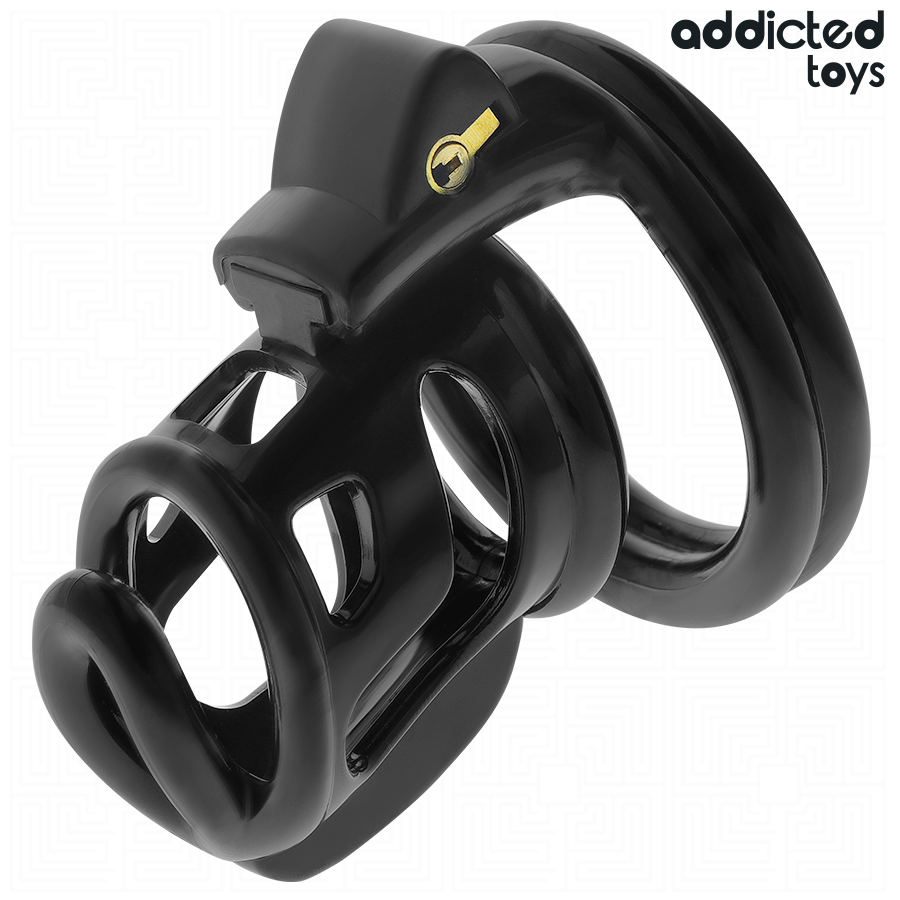 ADDICTED TOYS LOCKED - GILDEN CAGE SILICONEN PENIS CAGE 8,5 CM