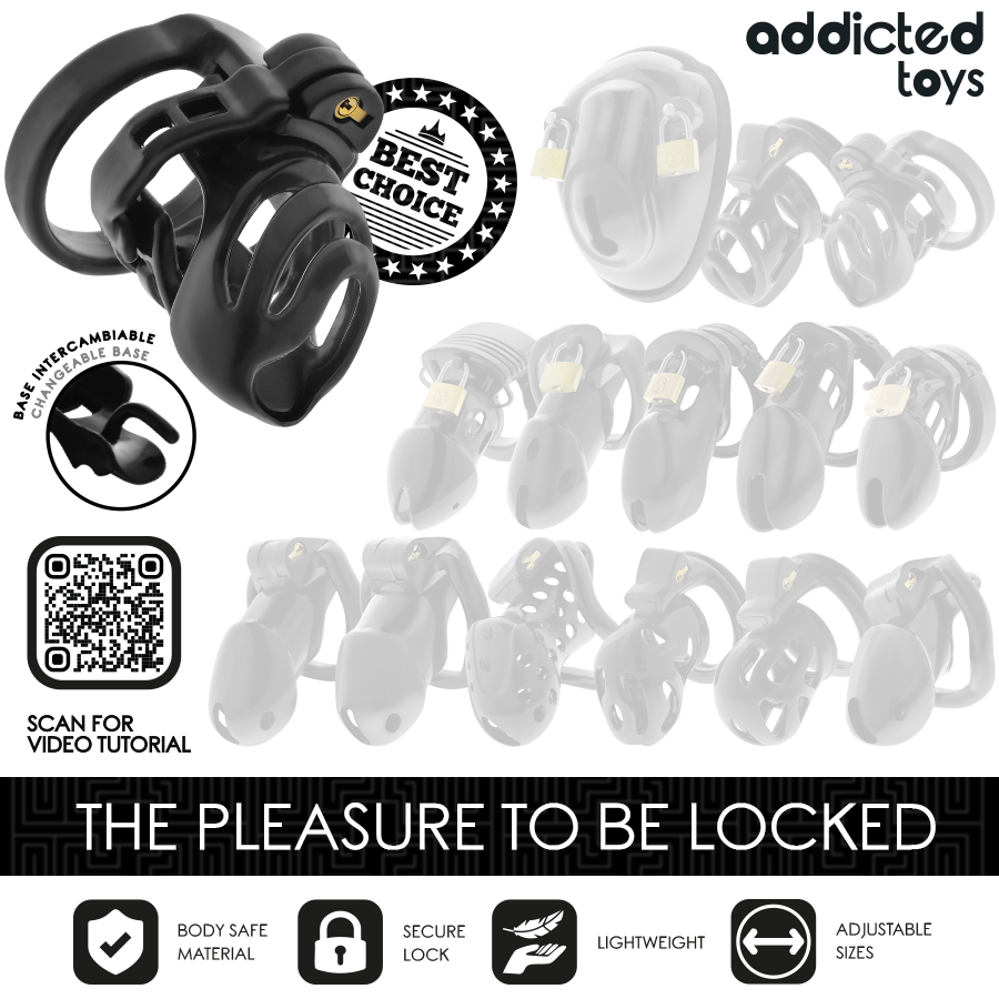 ADDICTED TOYS LOCKED - ETERNAL LOCK PENIS KOOI 9 CM