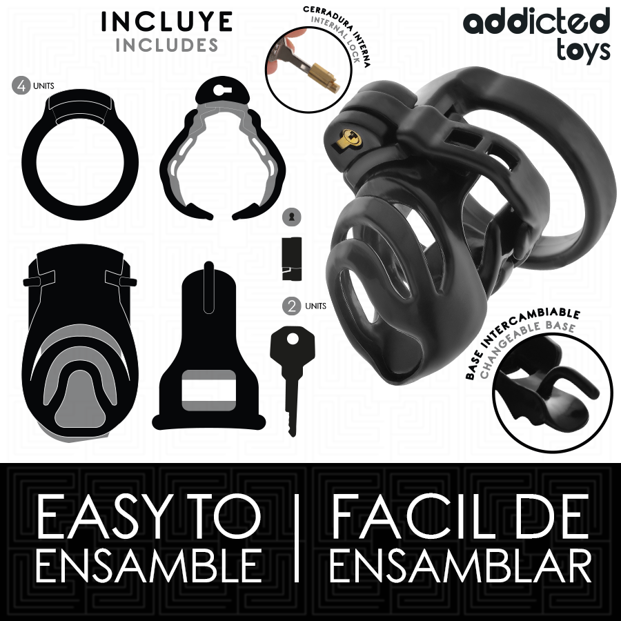 ADDICTED TOYS LOCKED - ETERNAL LOCK PENIS KOOI 9 CM