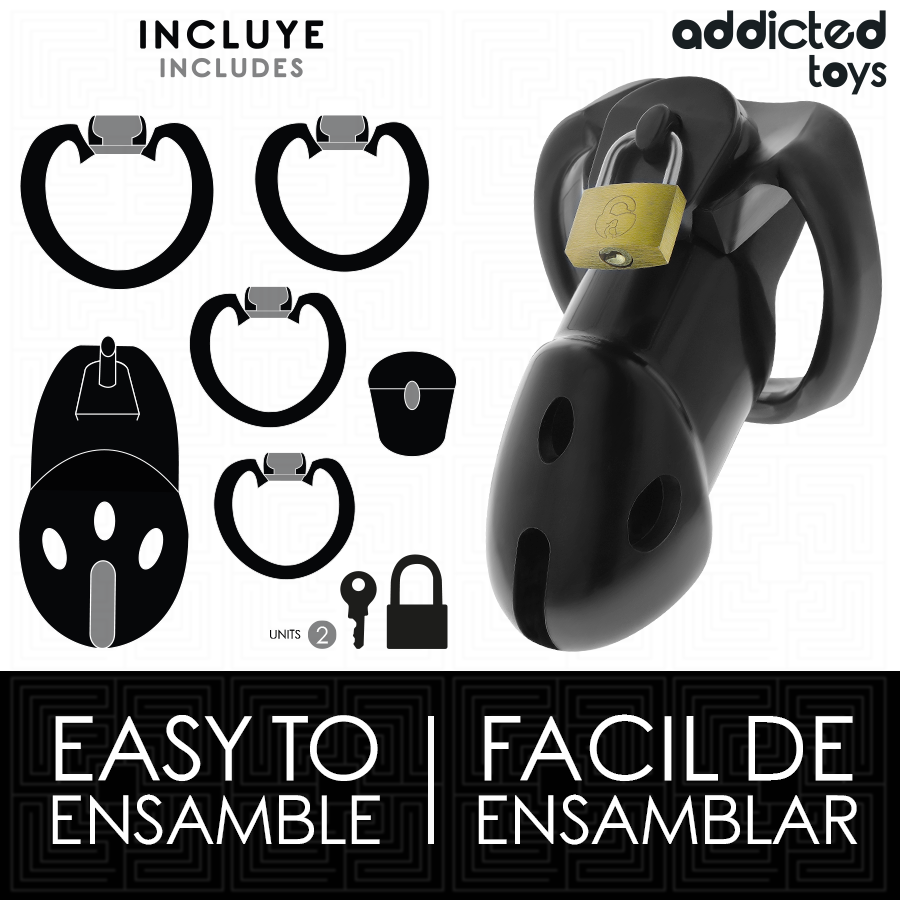 ADDICTED TOYS LOCKED - ONBROKEN DEN PENIS KOOI 9.8 CM