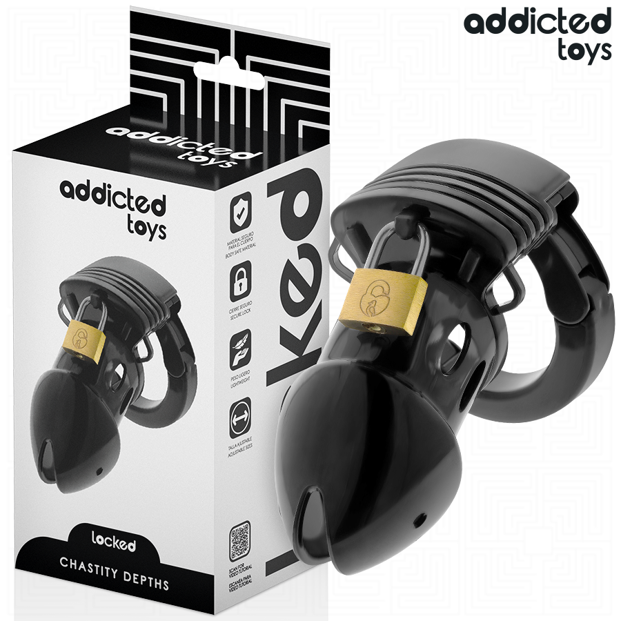 ADDICTED TOYS LOCKED - KUISHEIDSDIEPTE PENISKOOI 7,5 CM