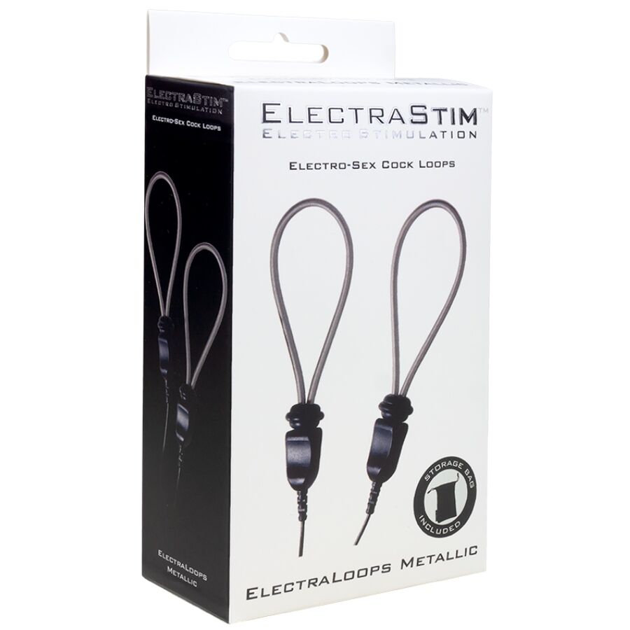 ELECTRASTIM - ELECTRALOOPS E-STIM VERSTELBARE METALEN PENIS RINGEN