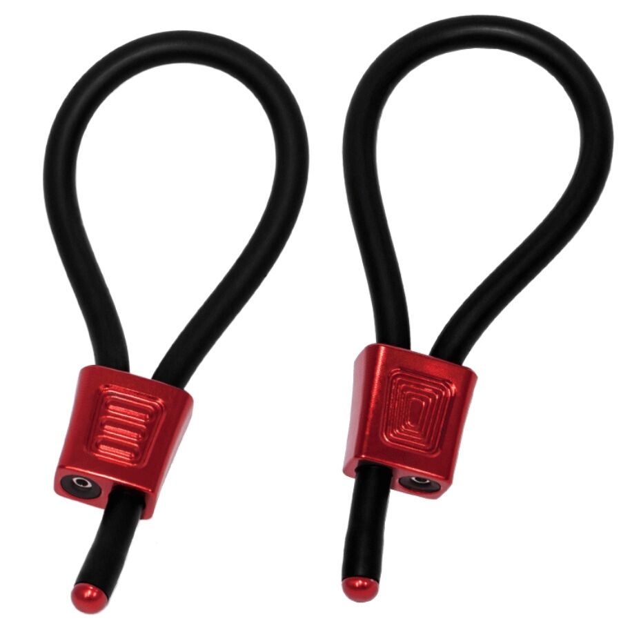 ELECTRASTIM - PRESTIGE ELECTRA LOOPS VERSTELBARE PENIS RINGEN ROOD