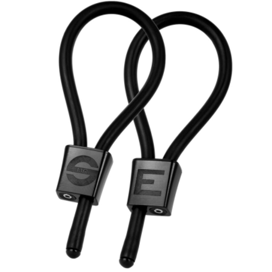 ELECTRASTIM - PRESTIGE ELECTRA LOOPS VERSTELBARE PENIS RINGEN ZWART