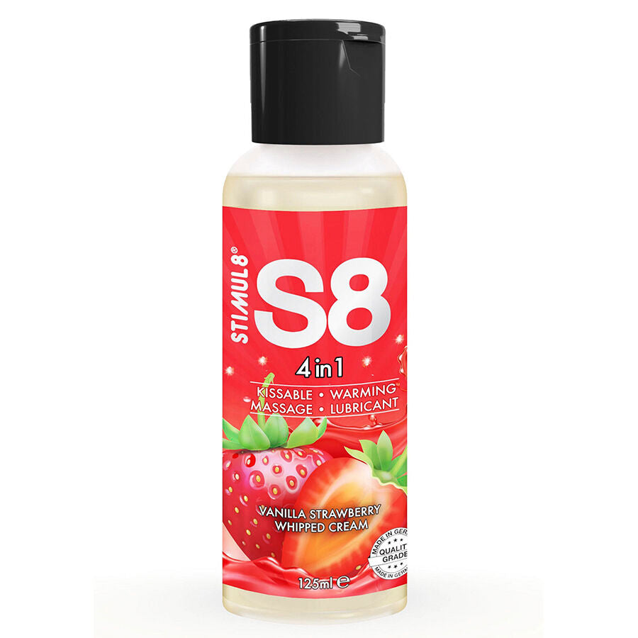 STIMUL8 - S8 4 IN 1 AARDBEI DESSERT GLIJMIDDEL 125 ML