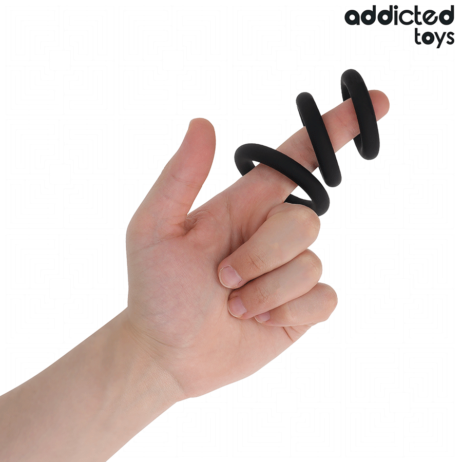 ADDICTED TOYS - SILICONEN RINGSET MODEL 1