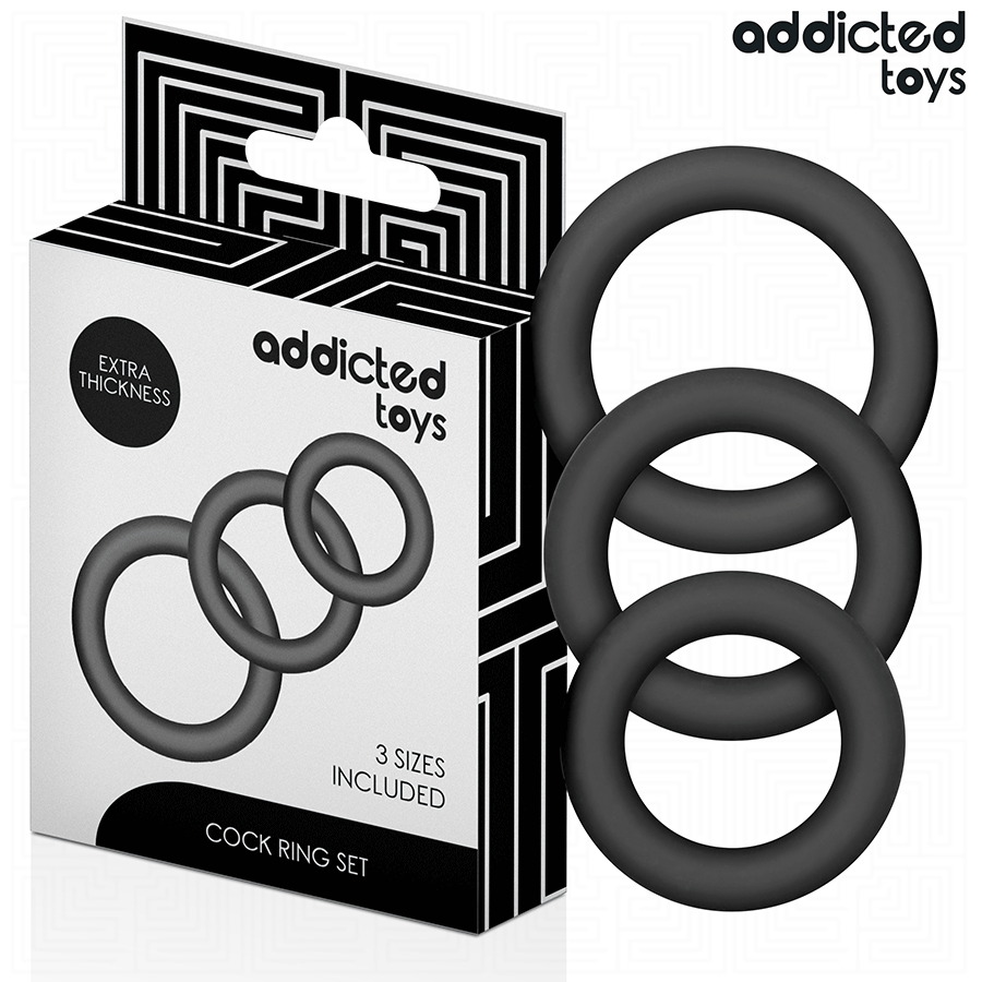 ADDICTED TOYS - SILICONEN RINGSET MODEL 1