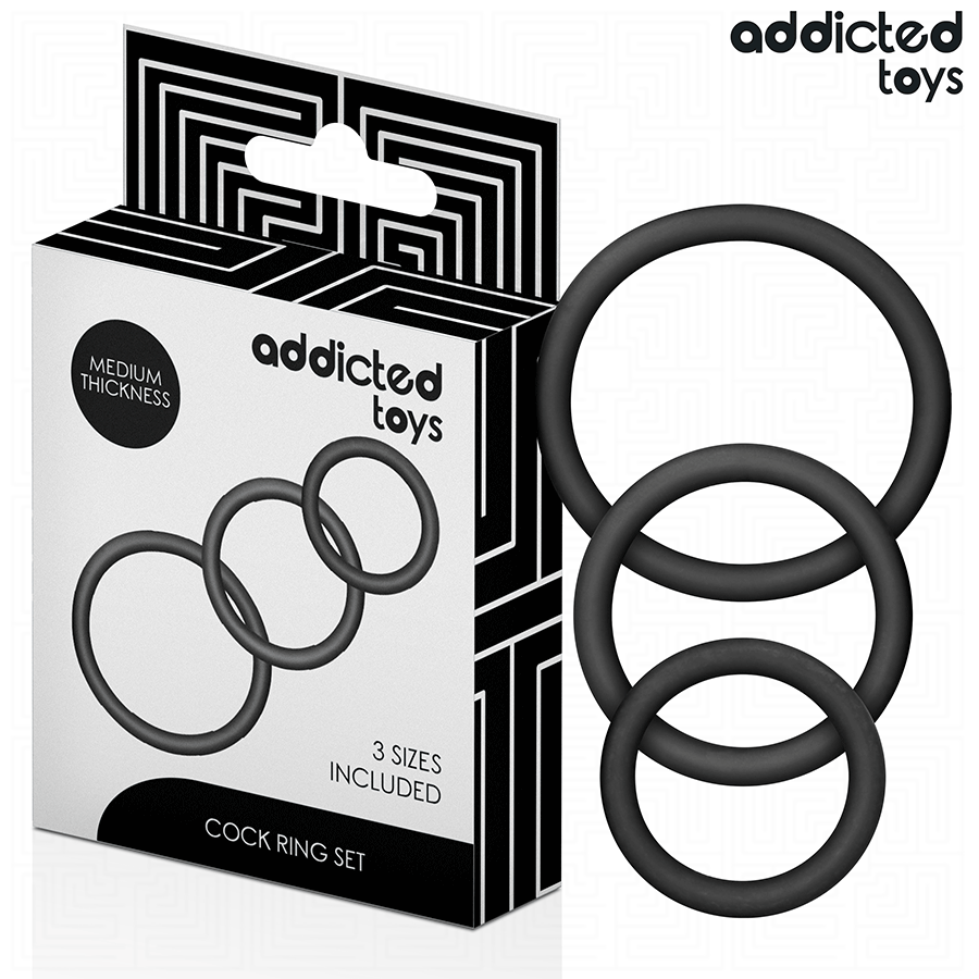 ADDICTED TOYS - SILICONEN RINGSET MODEL 2