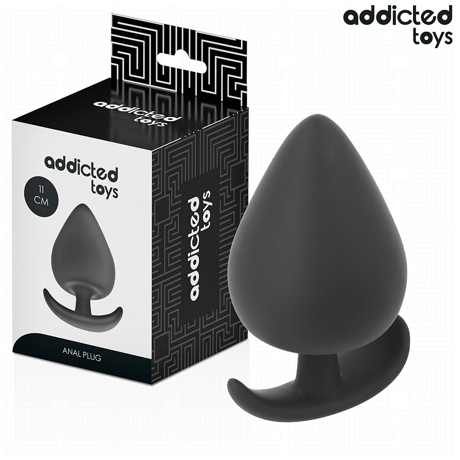 ADDICTED TOYS - SILICONEN ANAAL PLUG MAAT XXL 11 CM