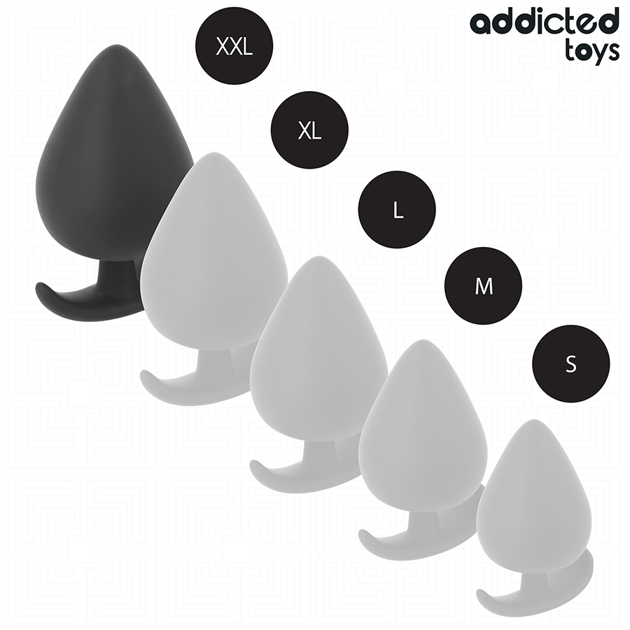 ADDICTED TOYS - SILICONEN ANAAL PLUG MAAT XXL 11 CM
