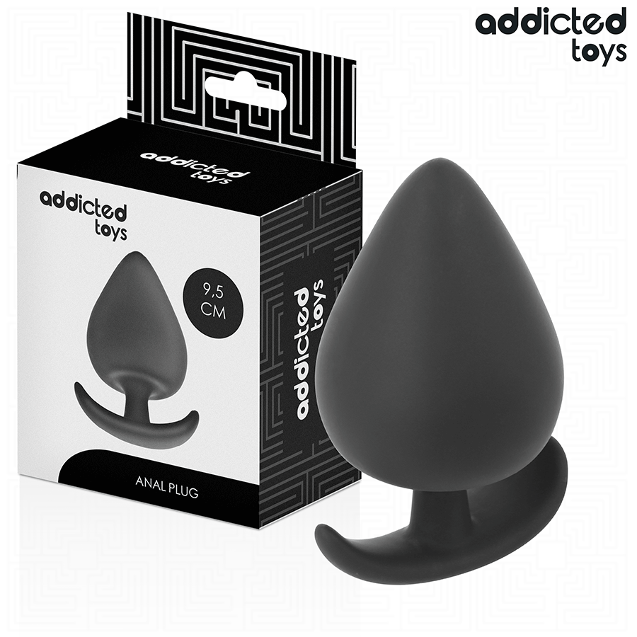 ADDICTED TOYS - SILICONEN ANAAL PLUG MAAT XL 9,5 CM
