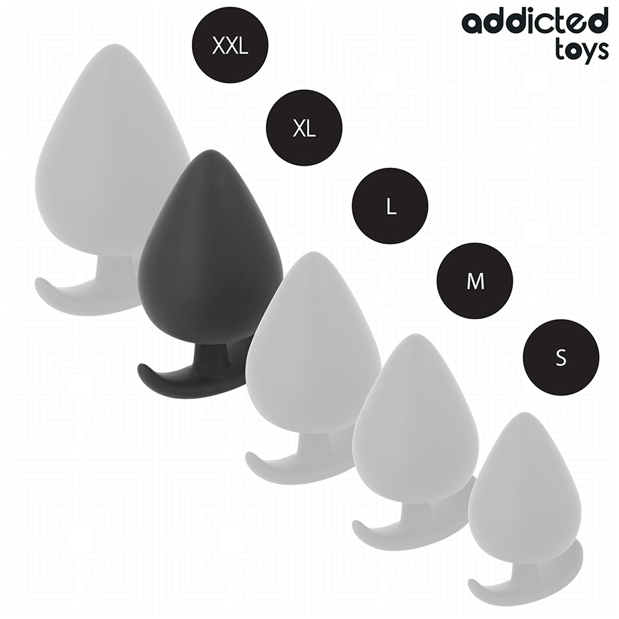 ADDICTED TOYS - SILICONEN ANAAL PLUG MAAT XL 9,5 CM