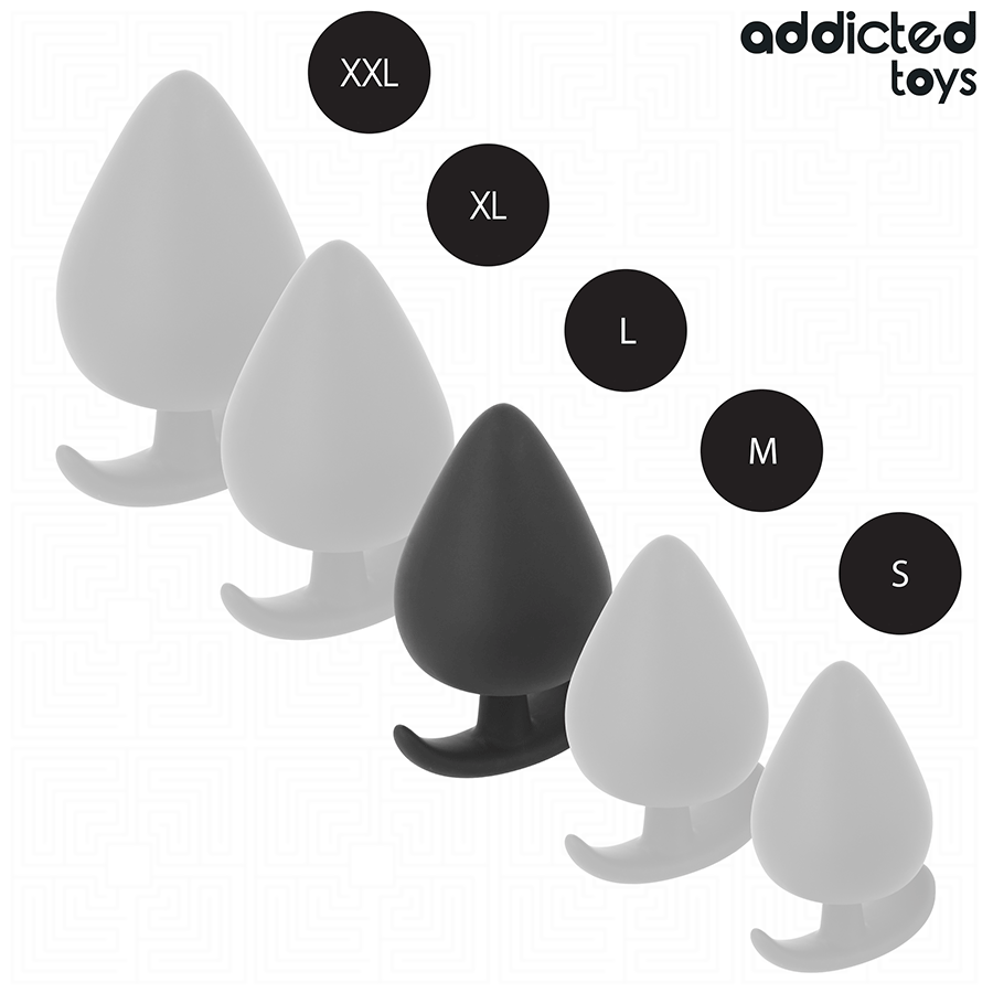 ADDICTED TOYS - SILICONEN ANAAL PLUG MAAT L 8 CM