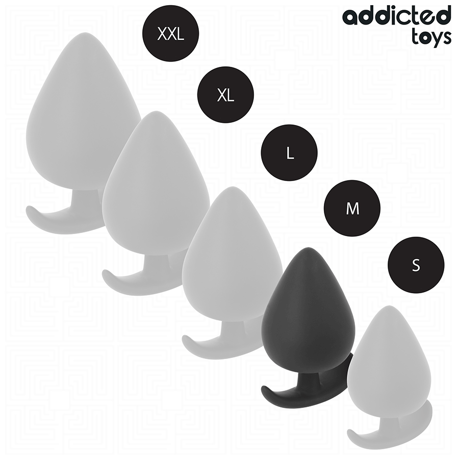 ADDICTED TOYS - SILICONEN ANAAL PLUG MAAT M 6,6 CM