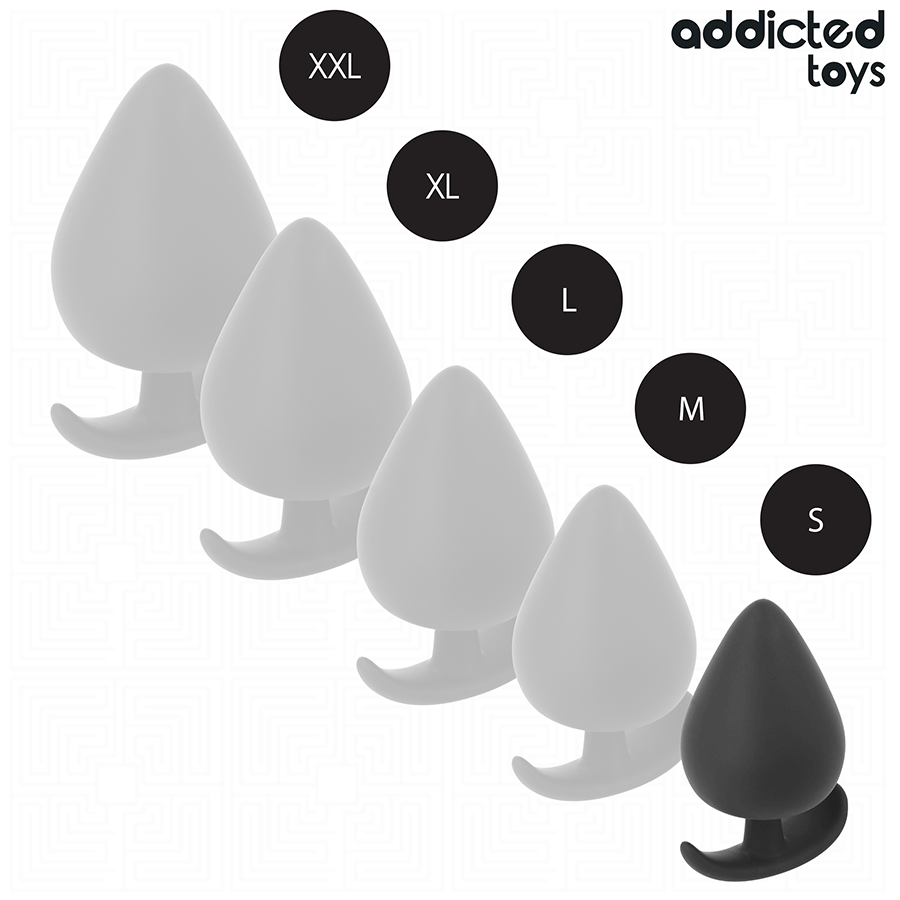 ADDICTED TOYS - SILICONEN ANAAL PLUG MAAT S 5,3 CM