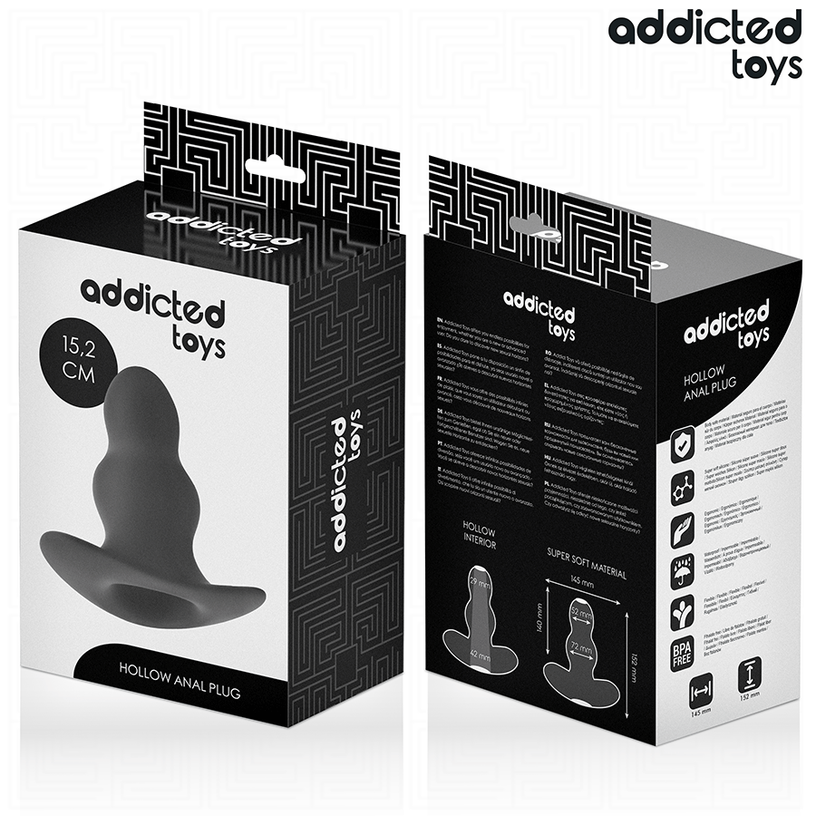 ADDICTED TOYS - HOLLE SILICONEN ANAALPLUG MAAT XXL 15,2 CM
