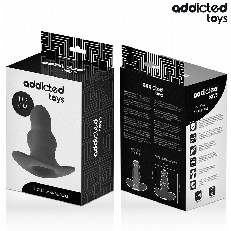 ADDICTED TOYS - HOLLE SILICONEN ANAALPLUG MAAT XL 13,9 CM