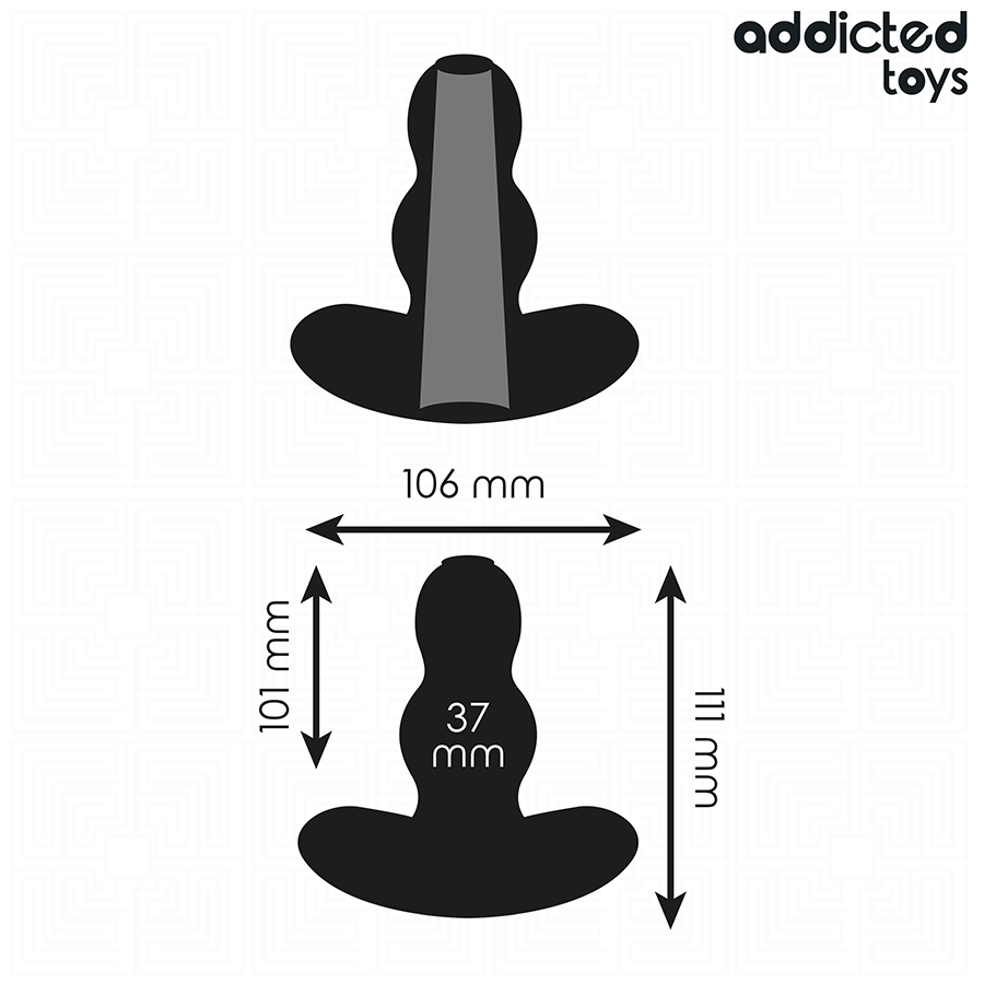 ADDICTED TOYS - HOLLE SILICONEN ANAAL PLUG MAAT L 11,1 CM