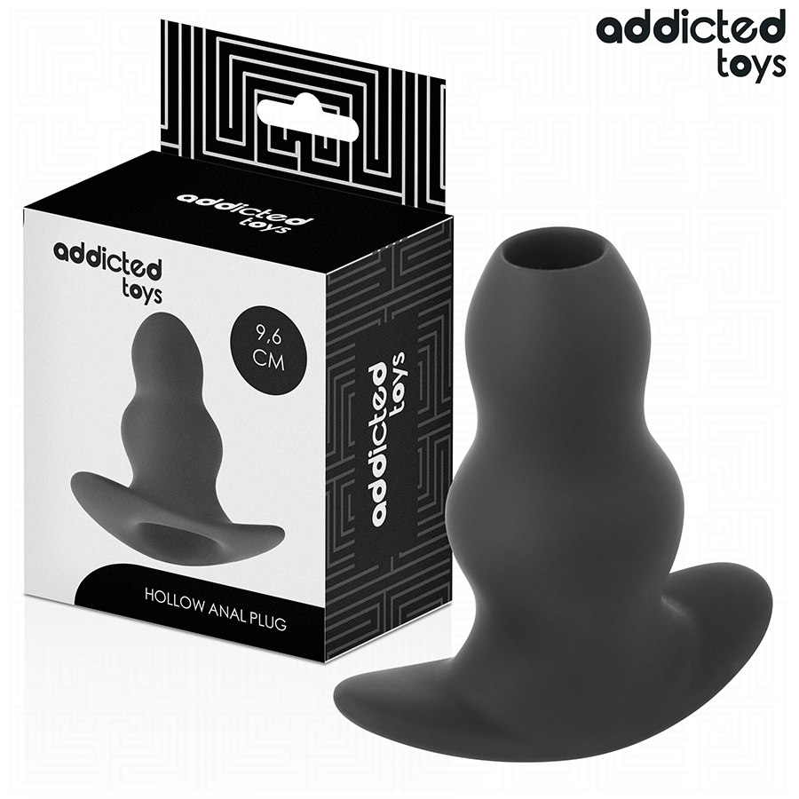 ADDICTED TOYS - HOLLE SILICONEN ANAALPLUG MAAT M 9,6 CM
