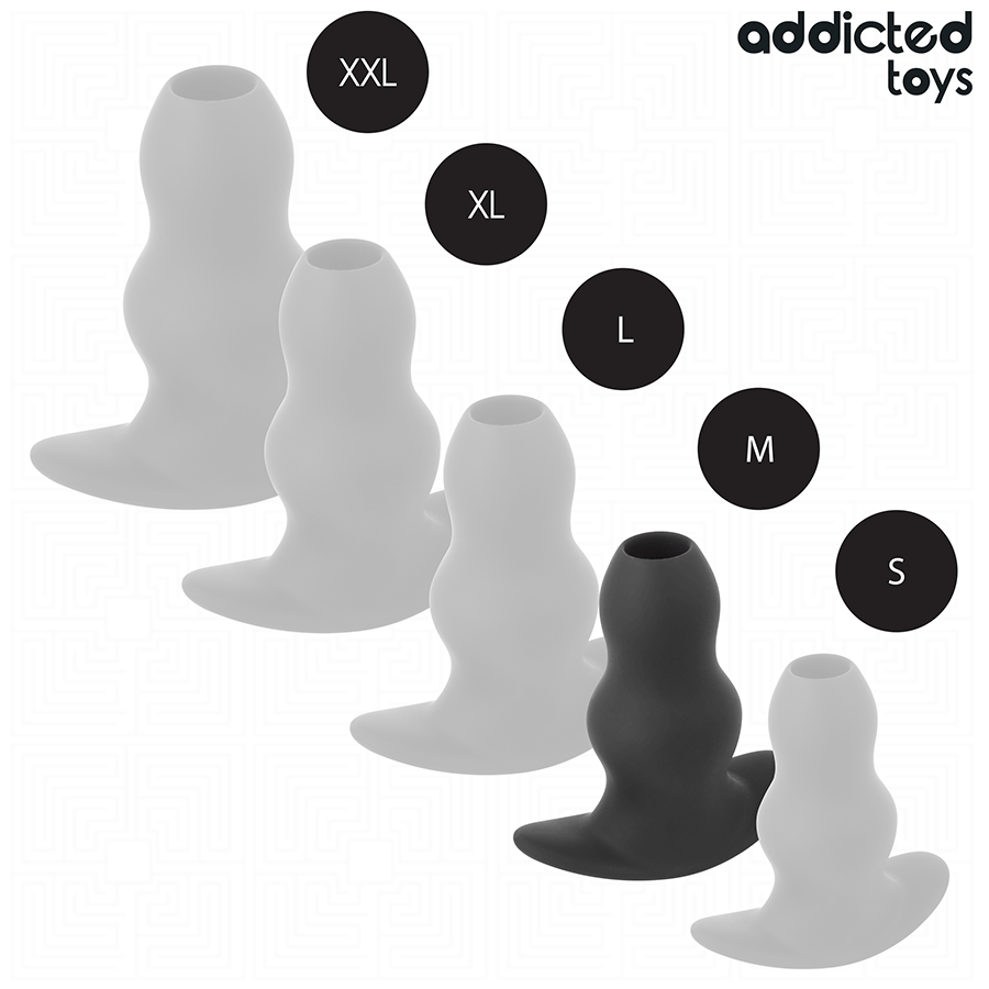 ADDICTED TOYS - HOLLE SILICONEN ANAALPLUG MAAT M 9,6 CM