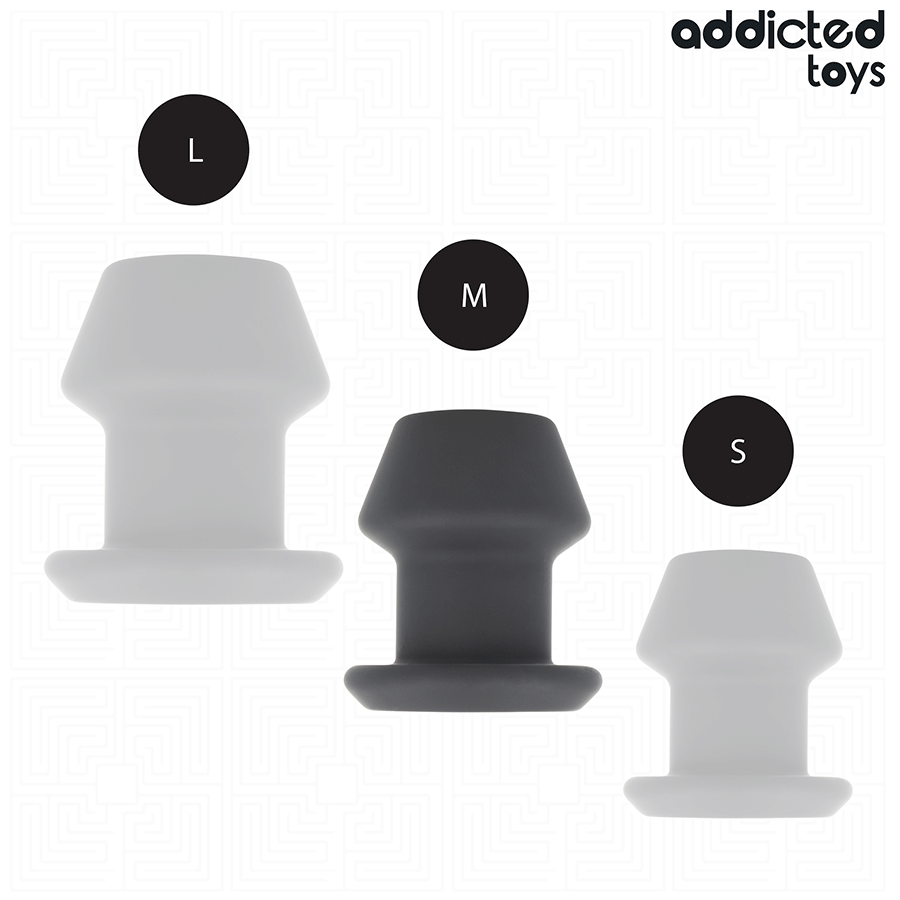 ADDICTED TOYS - EXTREME SILICONEN HOLLE ANAALPLUG MAAT M 8,7 CM