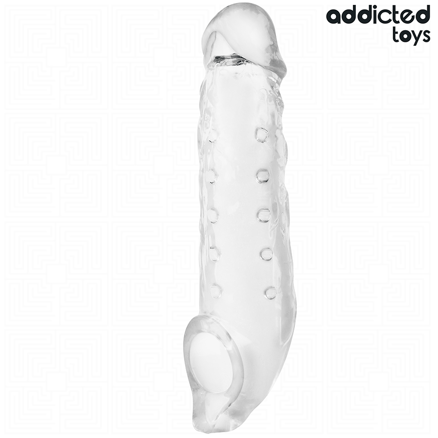 ADDICTED TOYS - TRANSPARANTE PENIS MOUW MAAT S 23 CM