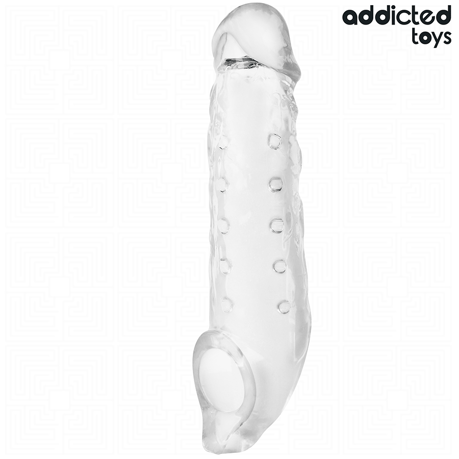 ADDICTED TOYS - TRANSPARANTE PENISMOUWEN MAAT M 27 CM