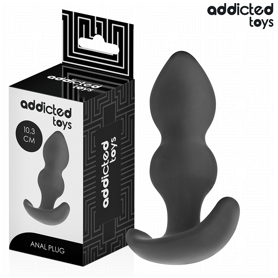 ADDICTED TOYS - SILICONEN ANAAL PLUG MAAT S 10,3 CM