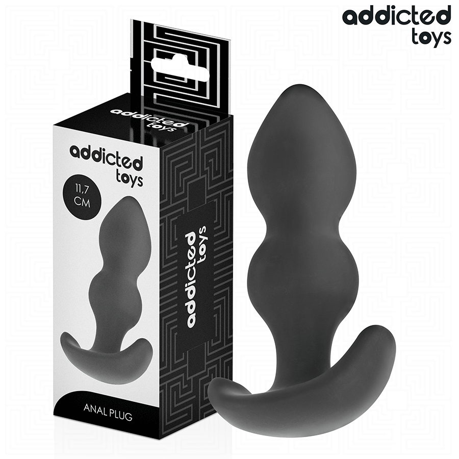 ADDICTED TOYS - SILICONEN ANAAL PLUG MAAT L 11,7 CM