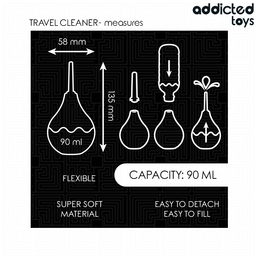 ADDICTED TOYS - REIS ANALE REINIGER MAAT S 90 ML