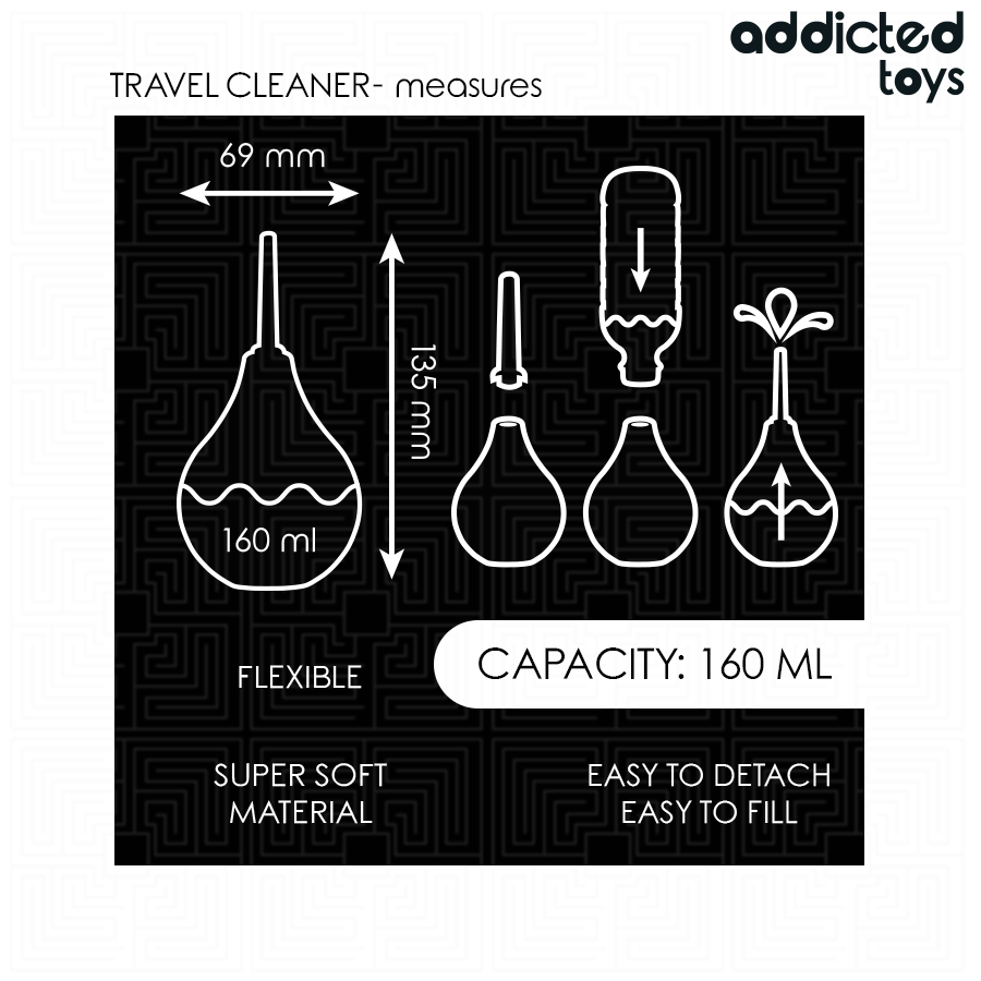 ADDICTED TOYS - REIS ANALE REINIGER MAAT M 160 ML