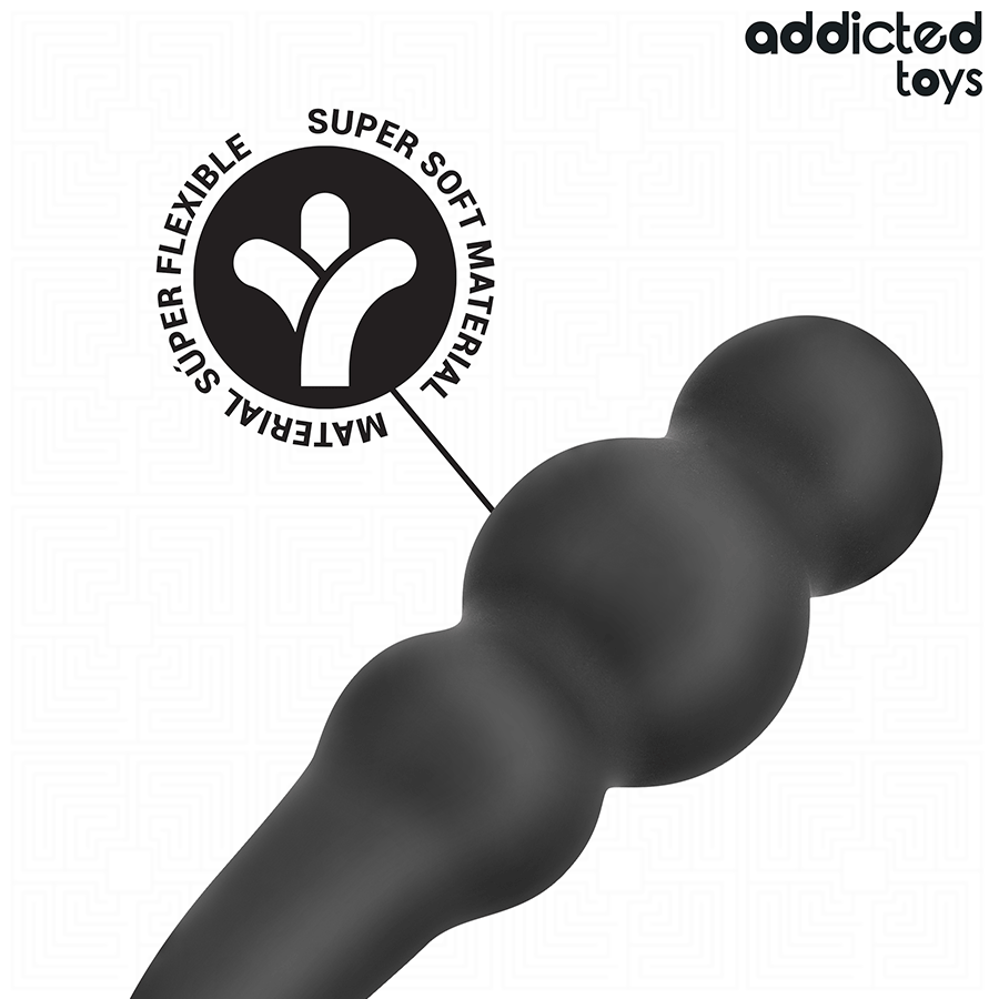 ADDICTED TOYS - ANAALPLUG MET SILICONEN RING MODEL 1