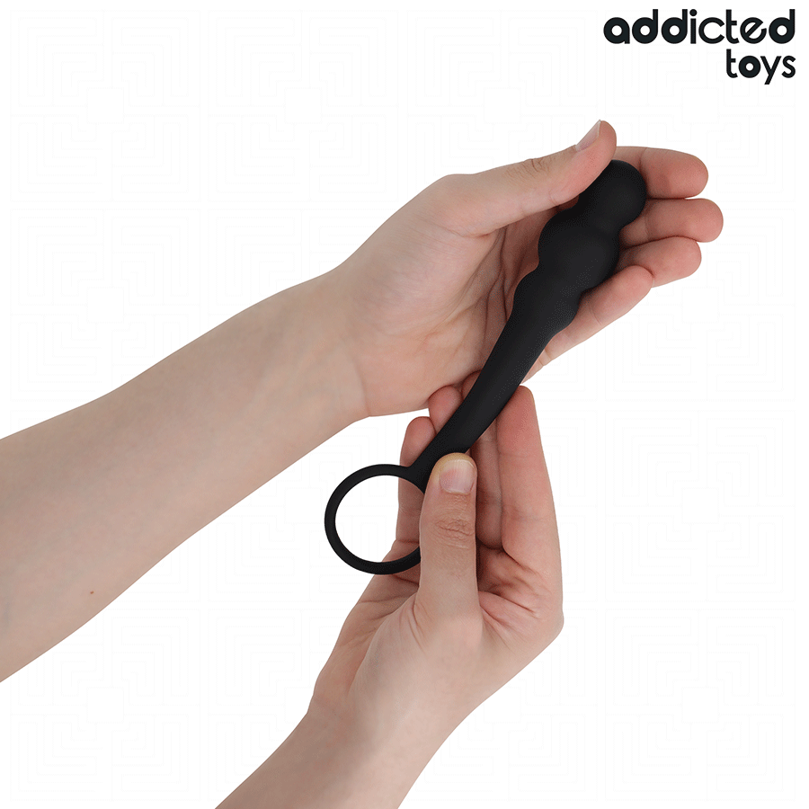 ADDICTED TOYS - ANAALPLUG MET SILICONEN RING MODEL 1