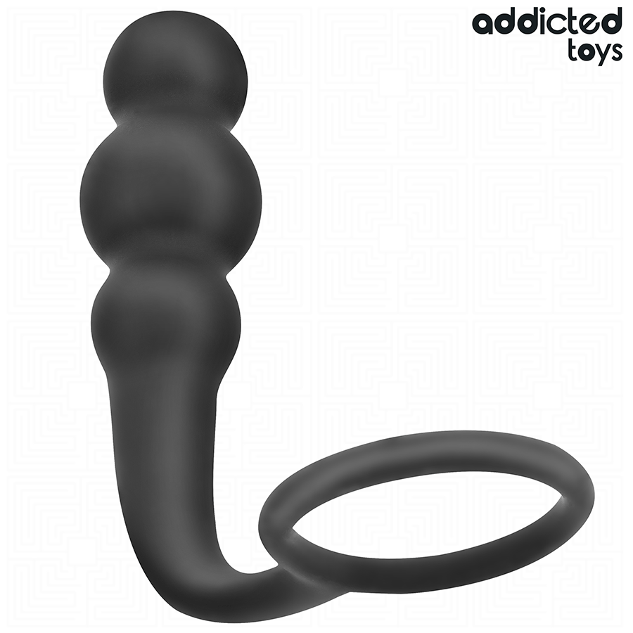 ADDICTED TOYS - ANAALPLUG MET SILICONEN RING MODEL 1