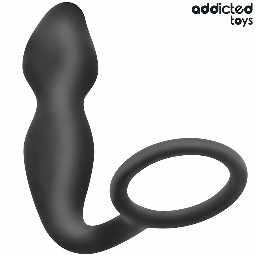 ADDICTED TOYS - ANAALPLUG MET SILICONEN RING MODEL 2