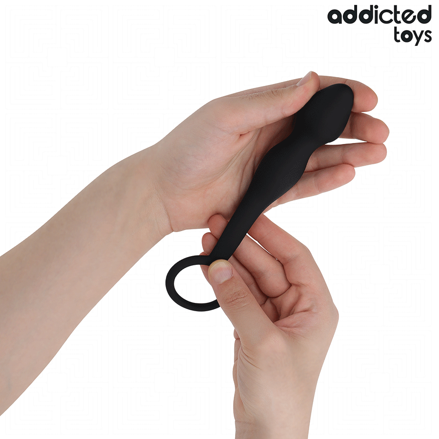 ADDICTED TOYS - ANAALPLUG MET SILICONEN RING MODEL 2
