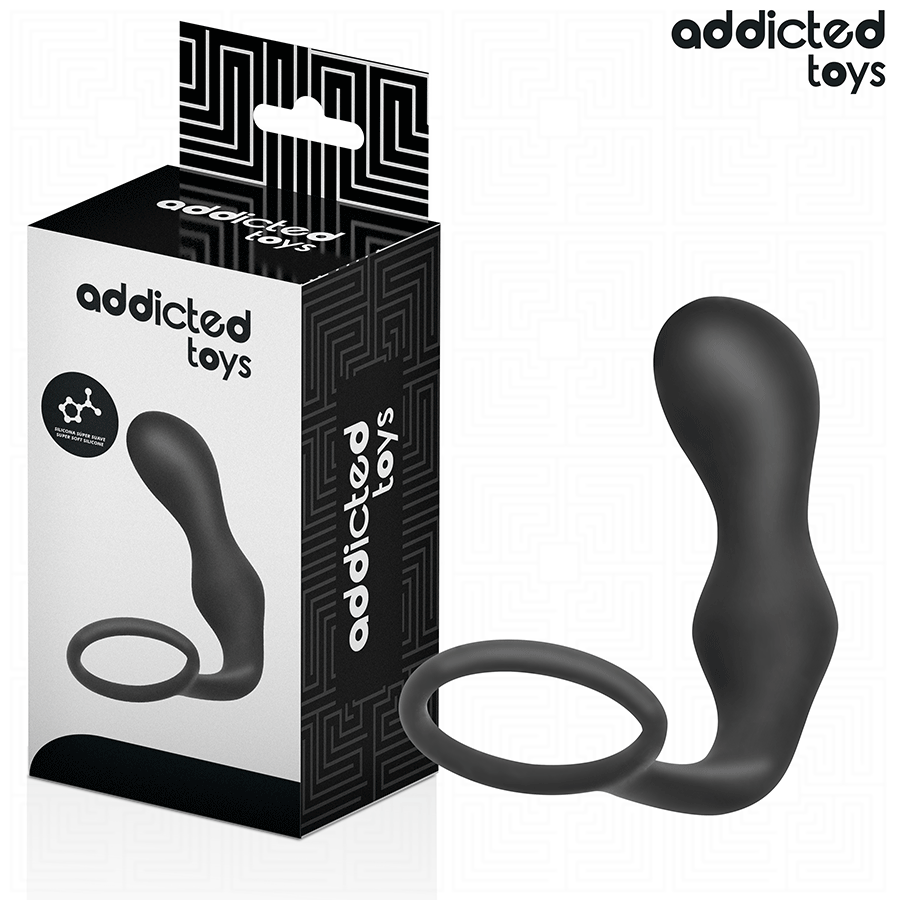 ADDICTED TOYS - ANAALPLUG MET SILICONEN RING MODEL 3