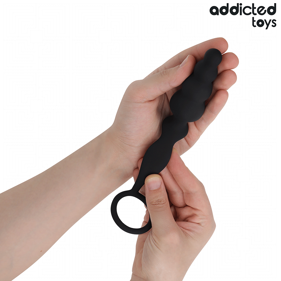 ADDICTED TOYS - ANAALPLUG MET SILICONEN RING MODEL 5