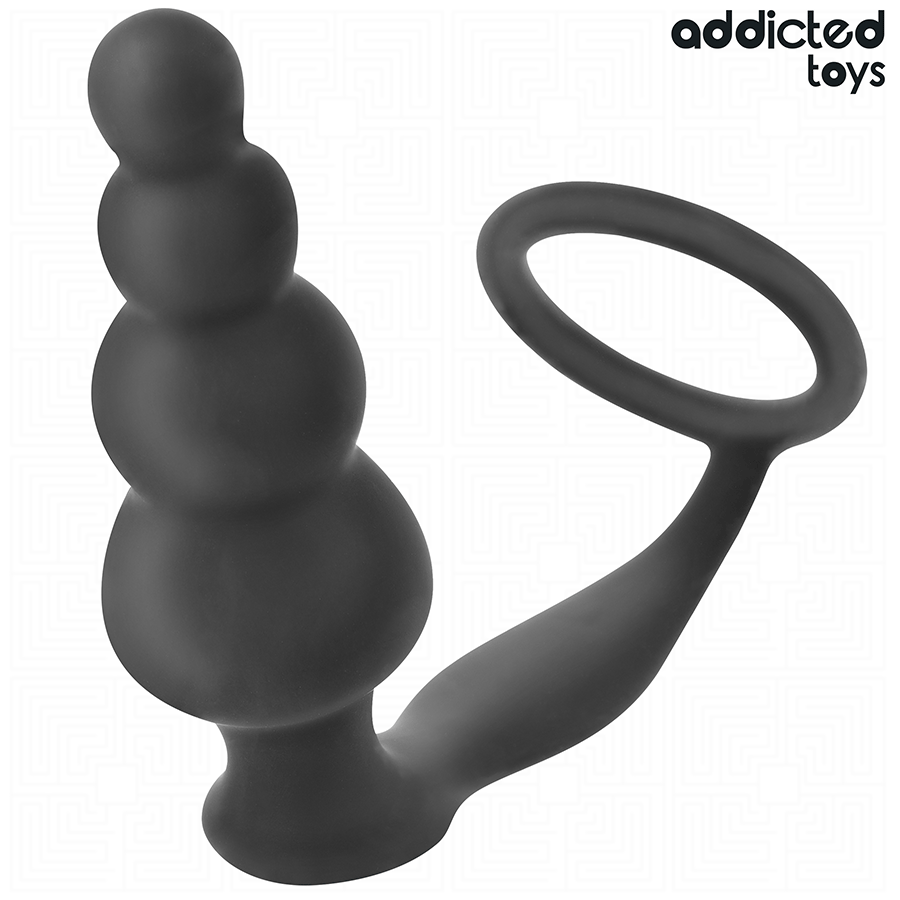 ADDICTED TOYS - ANAALPLUG MET SILICONEN RING MODEL 5