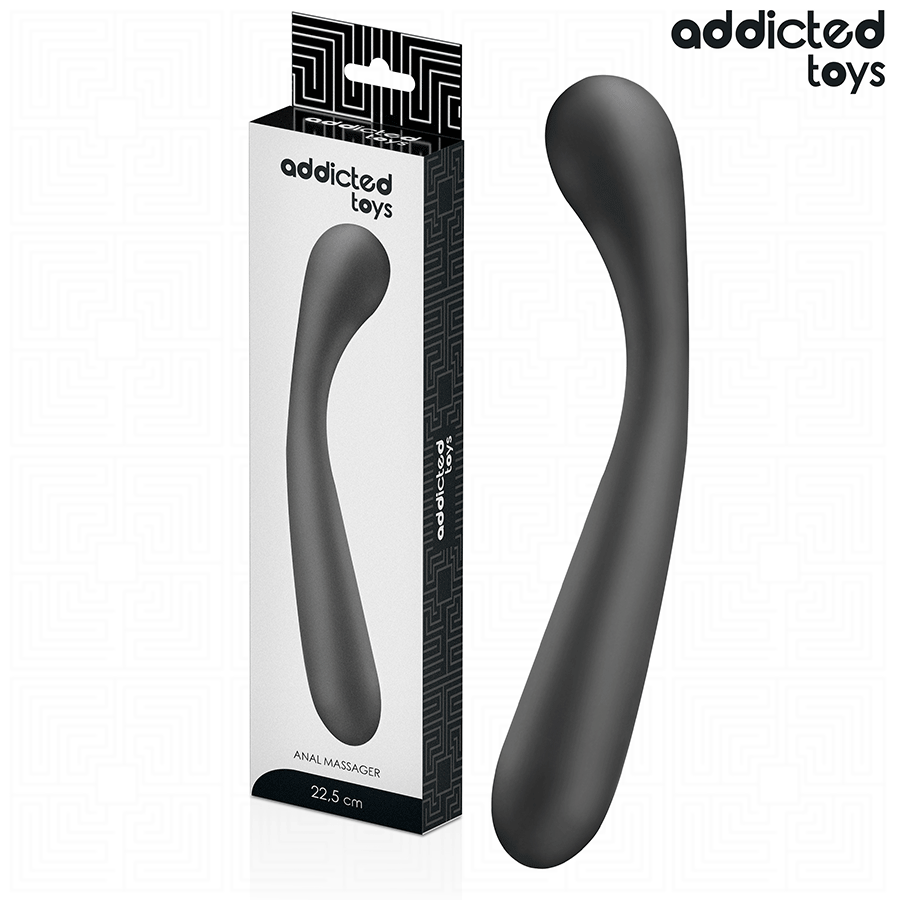 ADDICTED TOYS - DUBBELE SILICONEN ANALE MASSAGER 22,5 CM