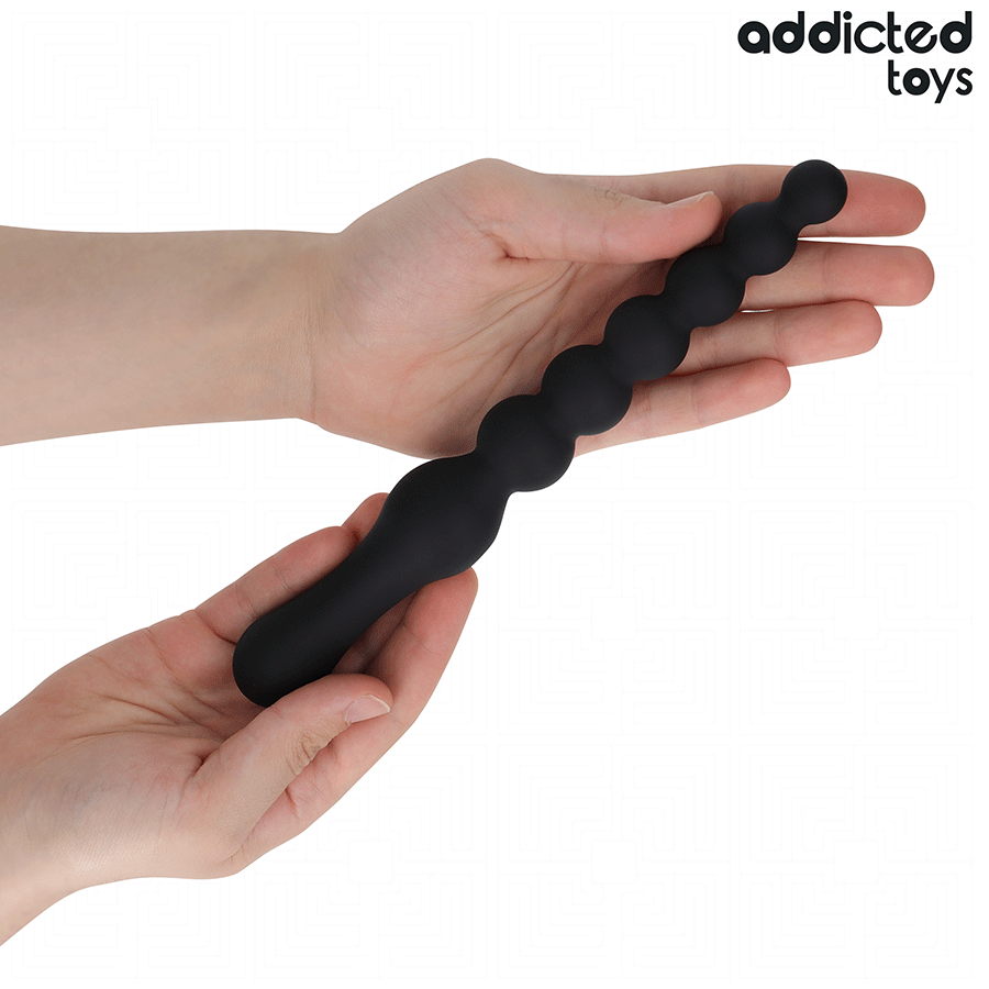 ADDICTED TOYS - DUBBELE SILICONEN ANALE MASSAGER 24 CM