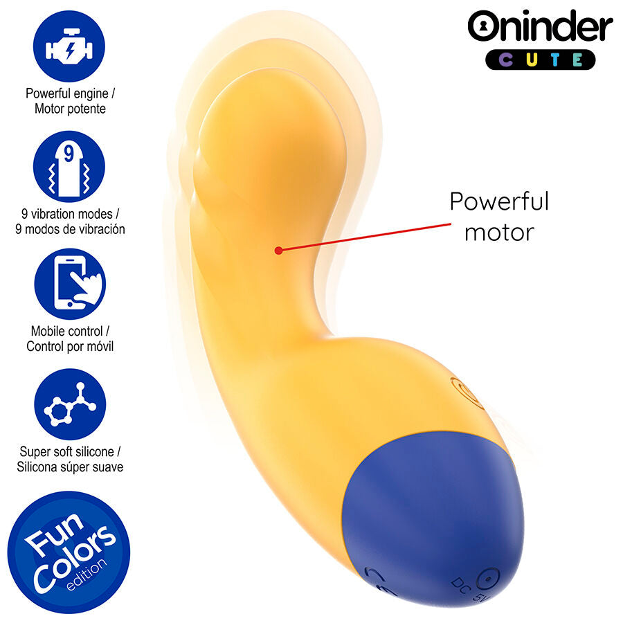ONINDER CUTE - LOVE BUDDY MASTER G-SPOT VIBRATOR - GRATIS WERELDWIJDE APP
