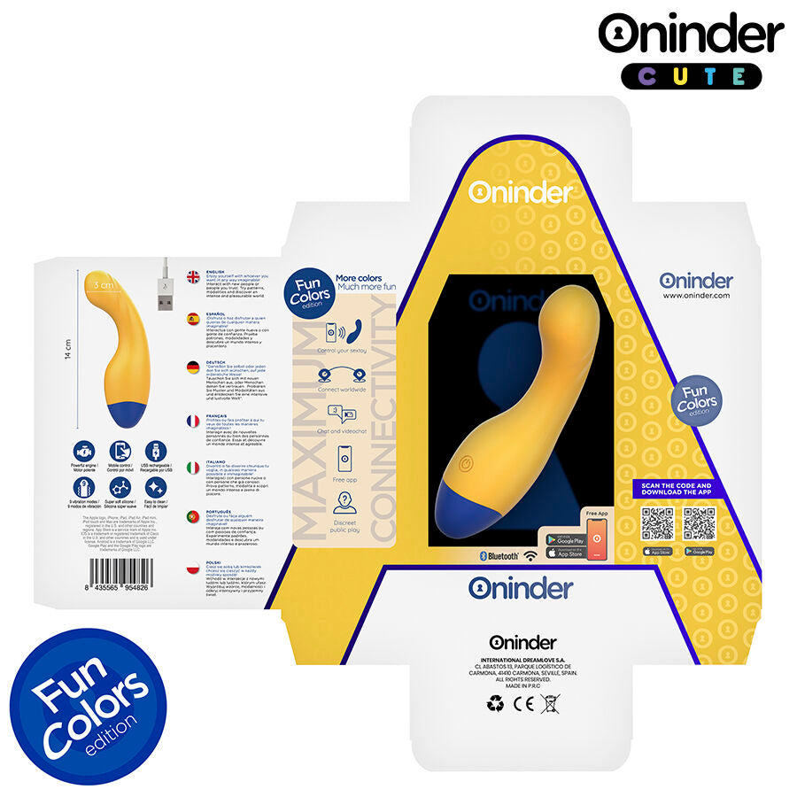 ONINDER CUTE - LOVE BUDDY MASTER G-SPOT VIBRATOR - GRATIS WERELDWIJDE APP