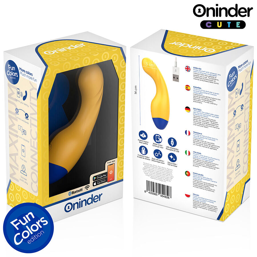 ONINDER CUTE - LOVE BUDDY MASTER G-SPOT VIBRATOR - GRATIS WERELDWIJDE APP