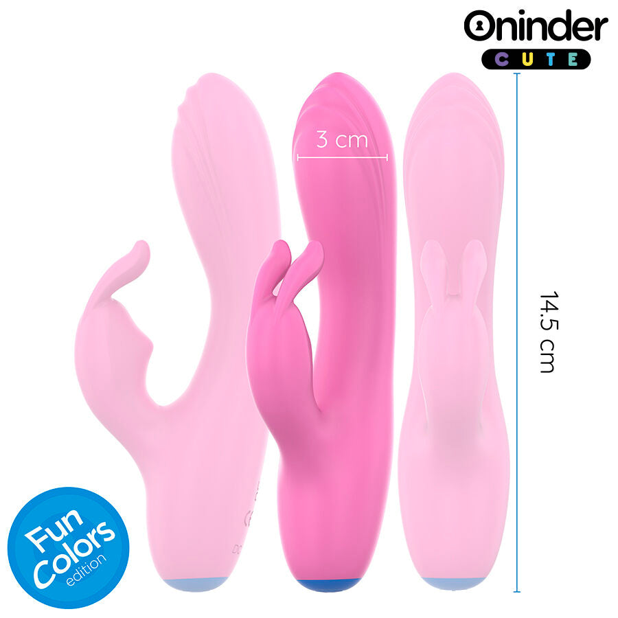 ONINDER CUTE - LOVE BUNNY VIBRATOR GY SPOT CLITORIS - GRATIS WERELDWIJDE APP