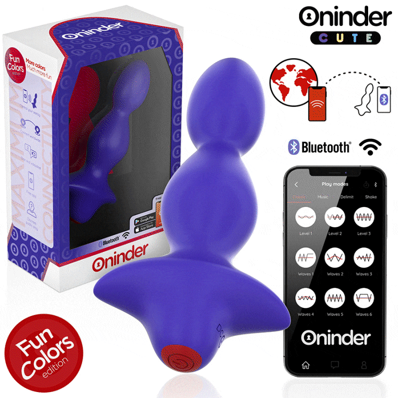 ONINDER CUTE - LOVE BUTT VIBRATOR PLUG ANAL DILATOR - GRATIS WERELDWIJDE APP