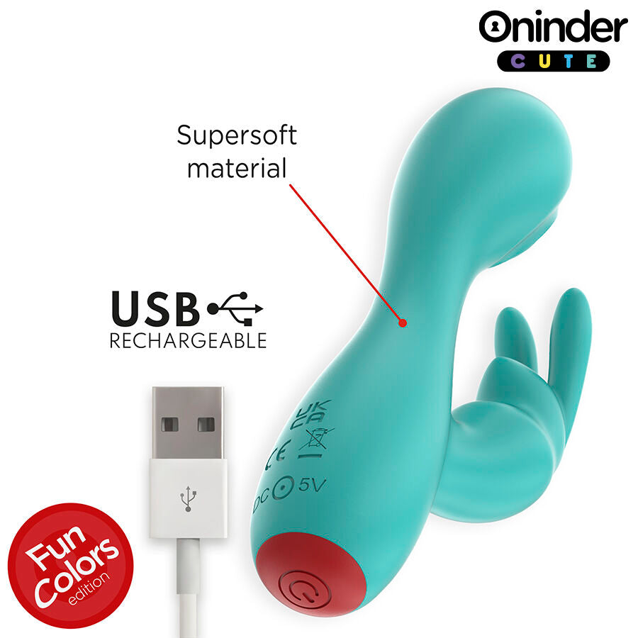 ONINDER CUTE - LOVE BUNNY VIBRATOR GY SPOT CLITORIS - GRATIS WERELDWIJDE APP
