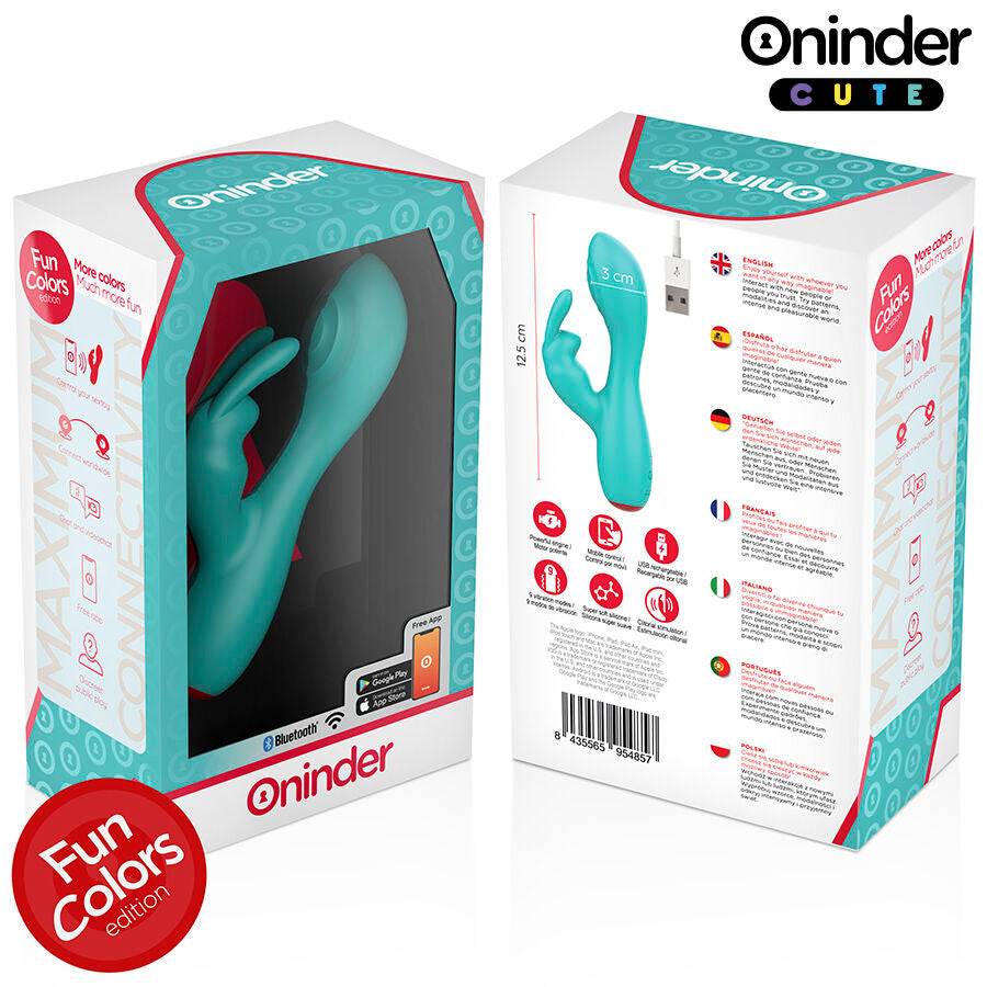 ONINDER CUTE - LOVE BUNNY VIBRATOR GY SPOT CLITORIS - GRATIS WERELDWIJDE APP