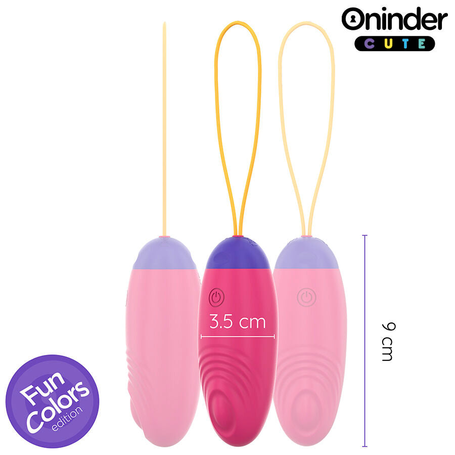 ONINDER CUTE - LIEFDESPLEZIER VIBRO-WAVE TAPPING SILICONEN EI - GRATIS WERELDWIJDE APP