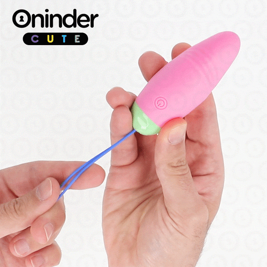 ONINDER CUTE - LOVE PLEASURE 360° VIBRERENDE-ROTERENDE SILICONEN EI - GRATIS WERELDWIJDE APP
